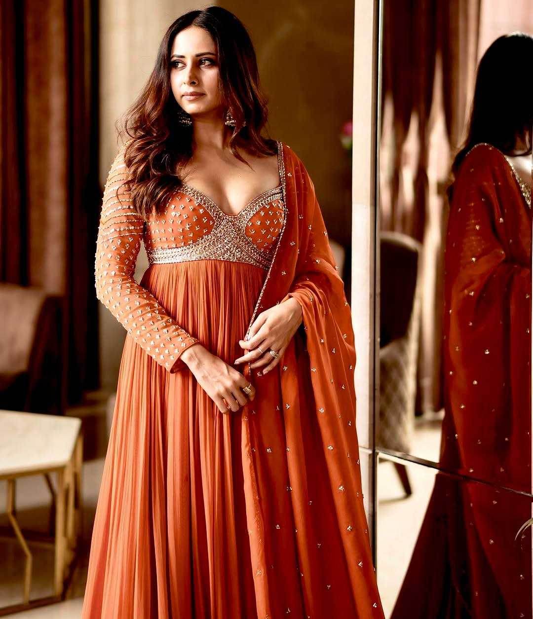 Georgette Embroidery Gown - MYLUXURY LANE ENTERPRISE